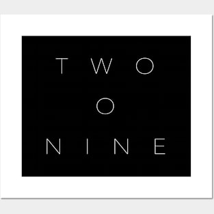 209 Area Code California Two O Nine Posters and Art